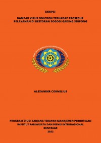 Dampak Virus Omicron Terhadap Prosedur Pelayanan Di Restoran Sogogi Gading Serpong
