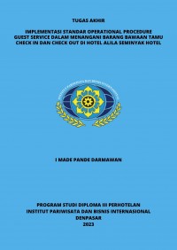 Image of Implementasi Standar Operational Procedure Guest Service Dalam Menangani Barang Bawaan Tamu Check In Dan Check Out Di Hotel Alila Seminyak Hotel